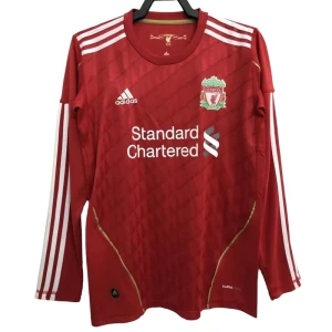 Fotbalové Dresy Liverpool FC 2010-11 Retro Domácí Dlouhý Rukáv