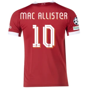Fotbalové Dresy Liverpool FC Alexis Mac Allister #10 Domácí Champions League 2025/26