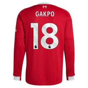 Fotbalové Dresy Liverpool FC Cody Gakpo #18 Domácí 2025/26 Dlouhý Rukáv