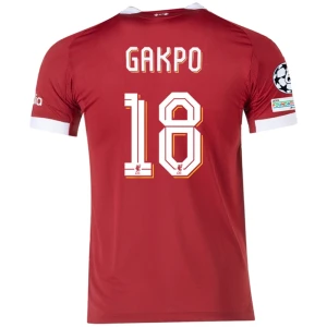 Fotbalové Dresy Liverpool FC Cody Gakpo #18 Domácí Champions League 2025/26