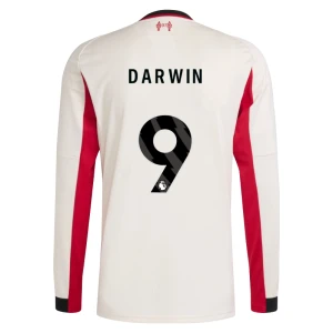 Fotbalové Dresy Liverpool FC Darwin Núñez #9 Venkovní 2025/26 Dlouhý Rukáv