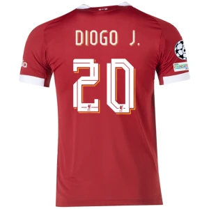 Fotbalové Dresy Liverpool FC Diogo J. #20 Domácí Champions League 2025/26