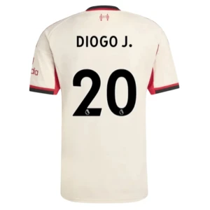 Fotbalové Dresy Liverpool FC Diogo J. #20 Venkovní 2025/26