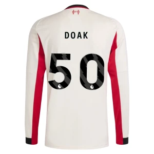 Fotbalové Dresy Liverpool FC Doak #50 Venkovní 2025/26 Dlouhý Rukáv