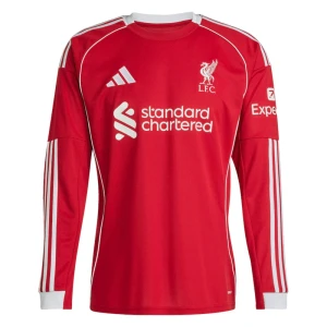 Fotbalové Dresy Liverpool FC Domácí 2025/26 Dlouhý Rukáv