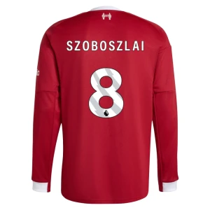 Fotbalové Dresy Liverpool FC Dominik Szoboszlai #8 Domácí 2025/26 Dlouhý Rukáv