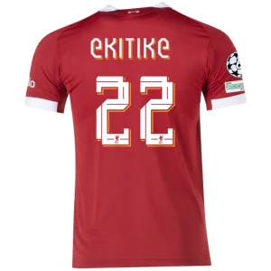 Fotbalové Dresy Liverpool FC Ekitike #22 Domácí Champions League 2025/26