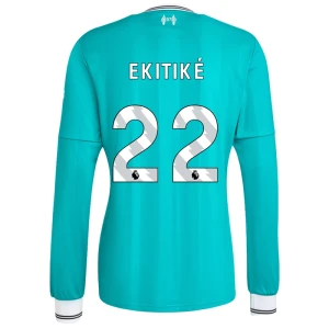 Fotbalové Dresy Liverpool FC Ekitike #22 Třetí 2025/26 Dlouhý Rukáv