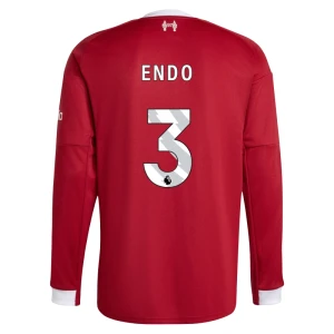 Fotbalové Dresy Liverpool FC Endo #3 Domácí 2025/26 Dlouhý Rukáv