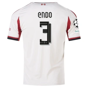 Fotbalové Dresy Liverpool FC Endo #3 Venkovní Champions League 2025/26
