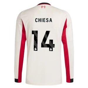 Fotbalové Dresy Liverpool FC Federico Chiesa #14 Venkovní 2025/26 Dlouhý Rukáv