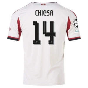 Fotbalové Dresy Liverpool FC Federico Chiesa #14 Venkovní Champions League 2025/26