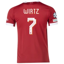 Fotbalové Dresy Liverpool FC Florian Wirtz #7 Domácí Champions League 2025/26