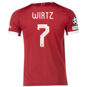 Fotbalové Dresy Liverpool FC Florian Wirtz #7 Domácí Champions League 2025/26