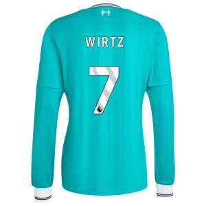 Fotbalové Dresy Liverpool FC Florian Wirtz #7 Třetí 2025/26 Dlouhý Rukáv