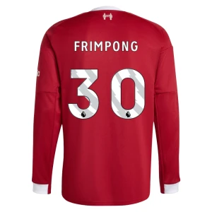 Fotbalové Dresy Liverpool FC Frimpong #30 Domácí 2025/26 Dlouhý Rukáv
