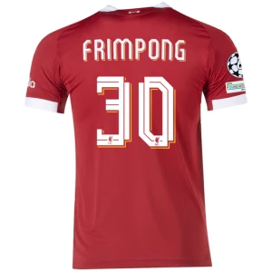 Fotbalové Dresy Liverpool FC Frimpong #30 Domácí Champions League 2025/26