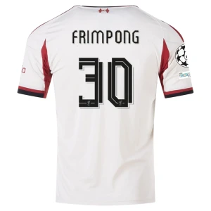 Fotbalové Dresy Liverpool FC Frimpong #30 Venkovní Champions League 2025/26