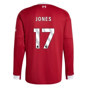 Fotbalové Dresy Liverpool FC Jones #17 Domácí 2025/26 Dlouhý Rukáv