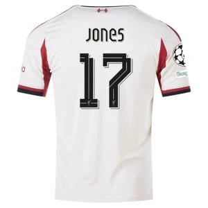 Fotbalové Dresy Liverpool FC Jones #17 Venkovní Champions League 2025/26