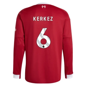 Fotbalové Dresy Liverpool FC Kerkez #6 Domácí 2025/26 Dlouhý Rukáv