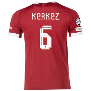 Fotbalové Dresy Liverpool FC Kerkez #6 Domácí Champions League 2025/26