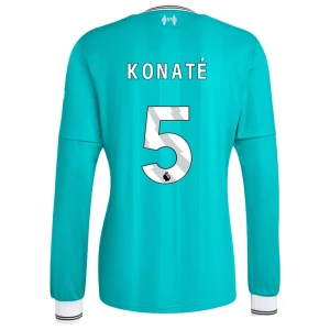 Fotbalové Dresy Liverpool FC Konate #5 Třetí 2025/26 Dlouhý Rukáv