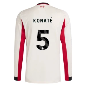 Fotbalové Dresy Liverpool FC Konate #5 Venkovní 2025/26 Dlouhý Rukáv