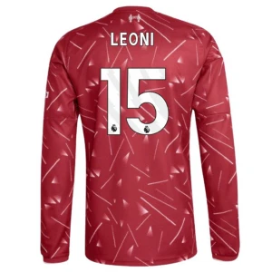Fotbalové Dresy Liverpool FC Leoni #15 Domácí 2026-27 Dlouhý Rukáv