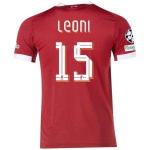 Fotbalové Dresy Liverpool FC Leoni #15 Domácí Champions League 2025/26