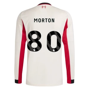Fotbalové Dresy Liverpool FC Morton #80 Venkovní 2025/26 Dlouhý Rukáv
