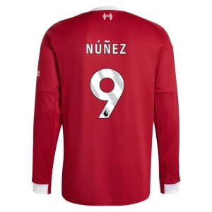 Fotbalové Dresy Liverpool FC Nunez #9 Domácí 2025/26 Dlouhý Rukáv