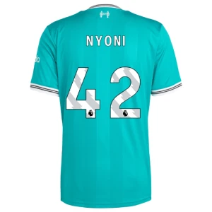 Fotbalové Dresy Liverpool FC Nyoni #42 Třetí 2025/26