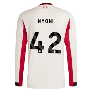 Fotbalové Dresy Liverpool FC Nyoni #42 Venkovní 2025/26 Dlouhý Rukáv