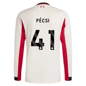 Fotbalové Dresy Liverpool FC Pecsi #41 Venkovní 2025/26 Dlouhý Rukáv