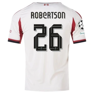 Fotbalové Dresy Liverpool FC Robertson #26 Venkovní Champions League 2025/26