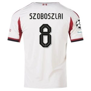 Fotbalové Dresy Liverpool FC Szoboslai #8 Venkovní Champions League 2025/26