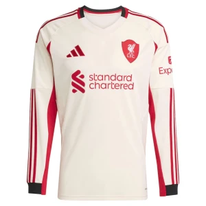 Fotbalové Dresy Liverpool FC Venkovní 2025/26 Dlouhý Rukáv