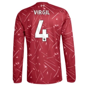 Fotbalové Dresy Liverpool FC Virgil van Dijk #4 Domácí 2026-27 Dlouhý Rukáv