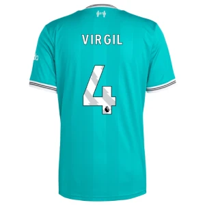 Fotbalové Dresy Liverpool FC Virgil van Dijk #4 Třetí 2025/26
