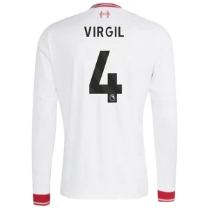 Fotbalové Dresy Liverpool FC Virgil van Dijk #4 Venkovní 2026-27 Dlouhý Rukáv