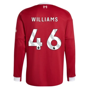 Fotbalové Dresy Liverpool FC Williams #46 Domácí 2025/26 Dlouhý Rukáv