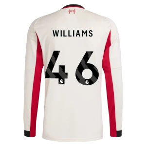 Fotbalové Dresy Liverpool FC Williams #46 Venkovní 2025/26 Dlouhý Rukáv