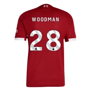 Fotbalové Dresy Liverpool FC Woodman #28 Domácí 2025/26