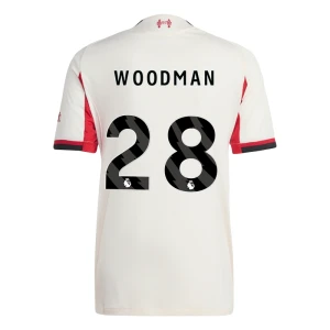 Fotbalové Dresy Liverpool FC Woodman #28 Venkovní 2025/26