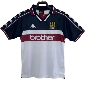 Fotbalové Dresy Manchester City 1997-98 Retro Venkovní