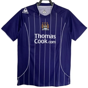 Fotbalové Dresy Manchester City 2007-08 Retro Venkovní