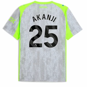 Fotbalové Dresy Manchester City Akanji #25 Třetí 2025/26