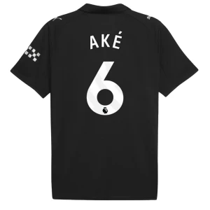 Fotbalové Dresy Manchester City Ake #6 Venkovní 2025/26