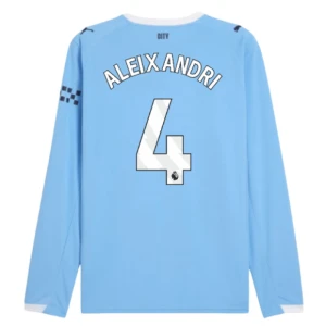 Fotbalové Dresy Manchester City Aleixandri #4 Domácí 2025/26 Dlouhý Rukáv